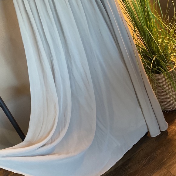 Dress Tells 2XL gray long lace top dressy dress - Picture 6 of 16